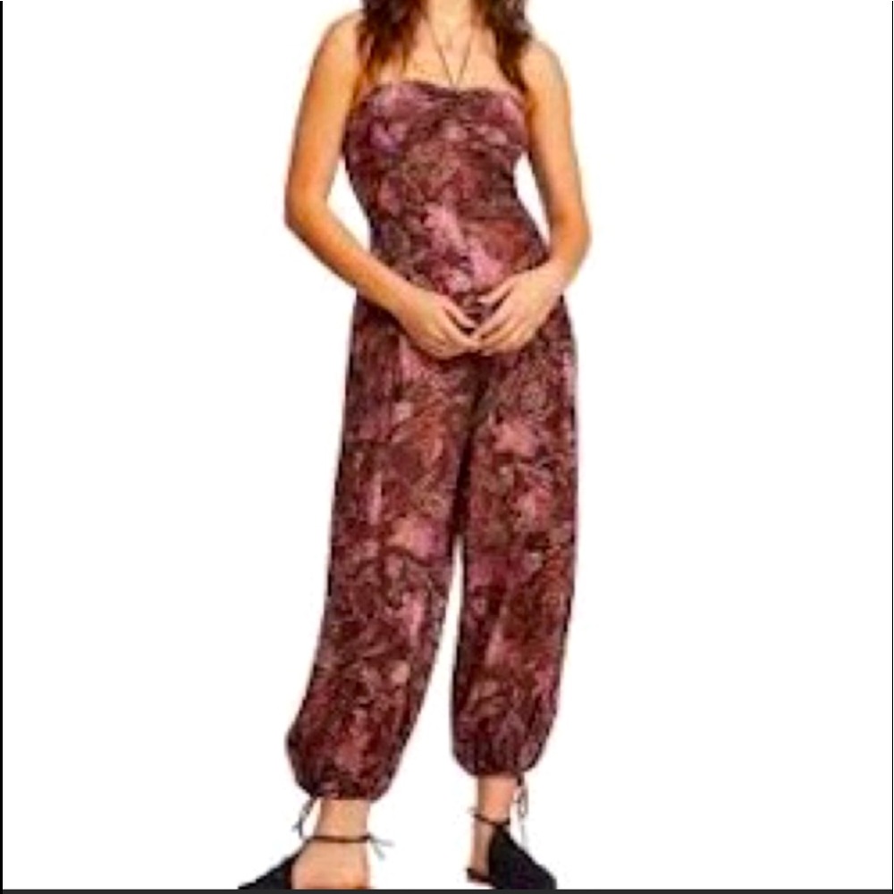 Free People Iris Halter Jumpsuit new with tags